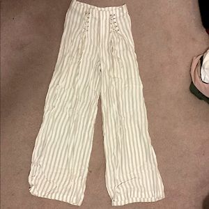 Forever 21 Striped flare pant